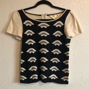 Short sleeve sweater